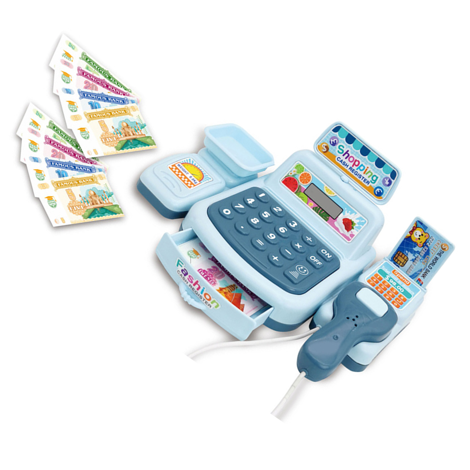 Игровой набор «Касса» для супе – обзор и цена Toy Cash Register